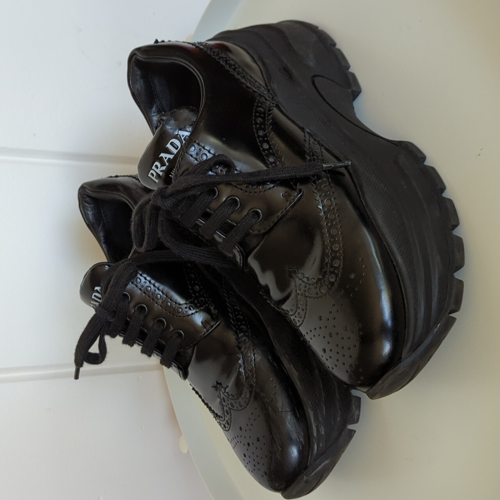 Prada Platform Brogues